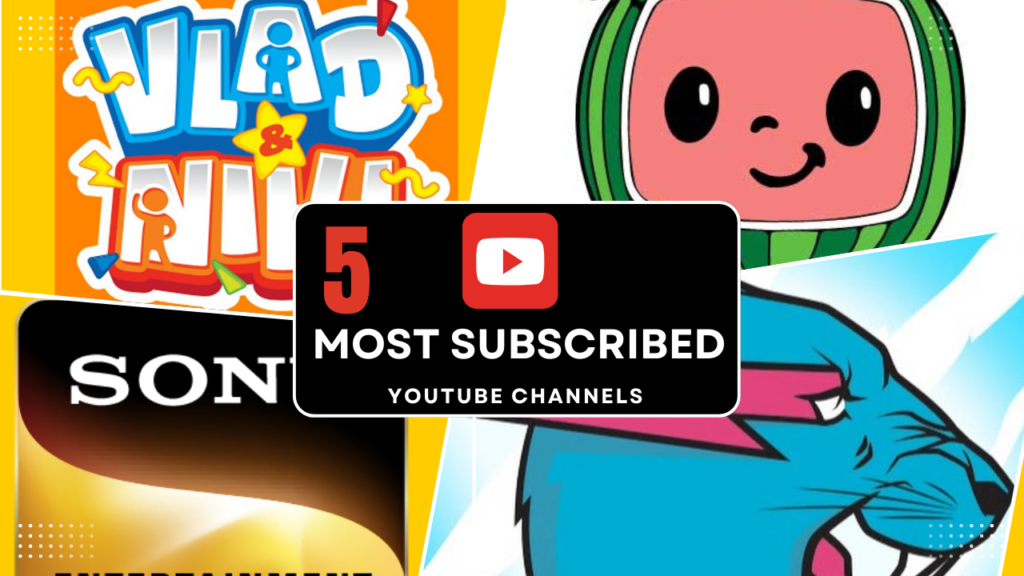 5 YouTube Channels with the Most Subscribers