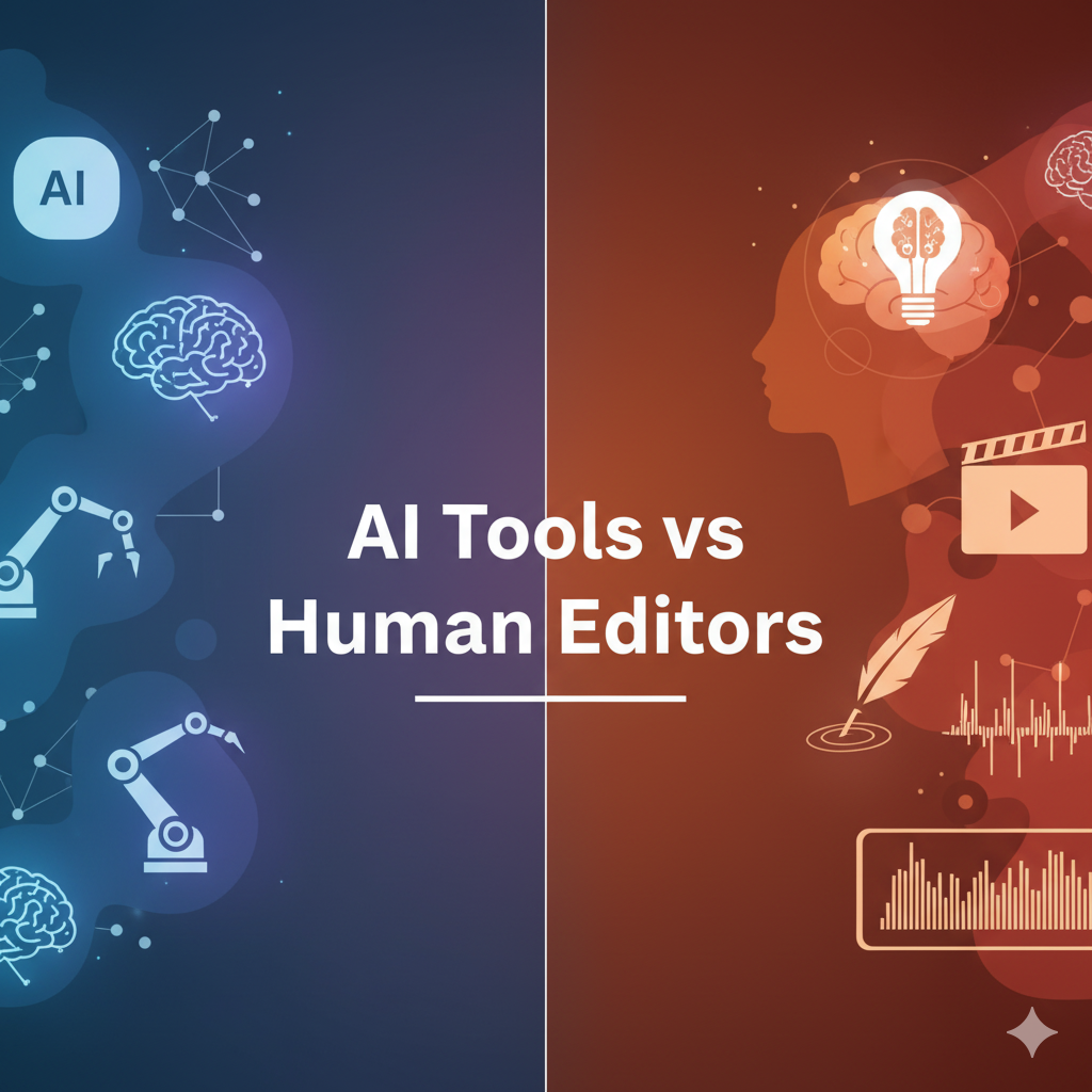 AI Video Editing Tools vs Human Editors