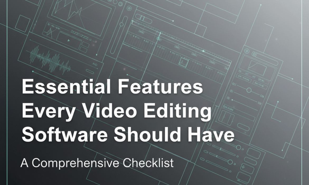 Features Every Video Editing Software Should Have