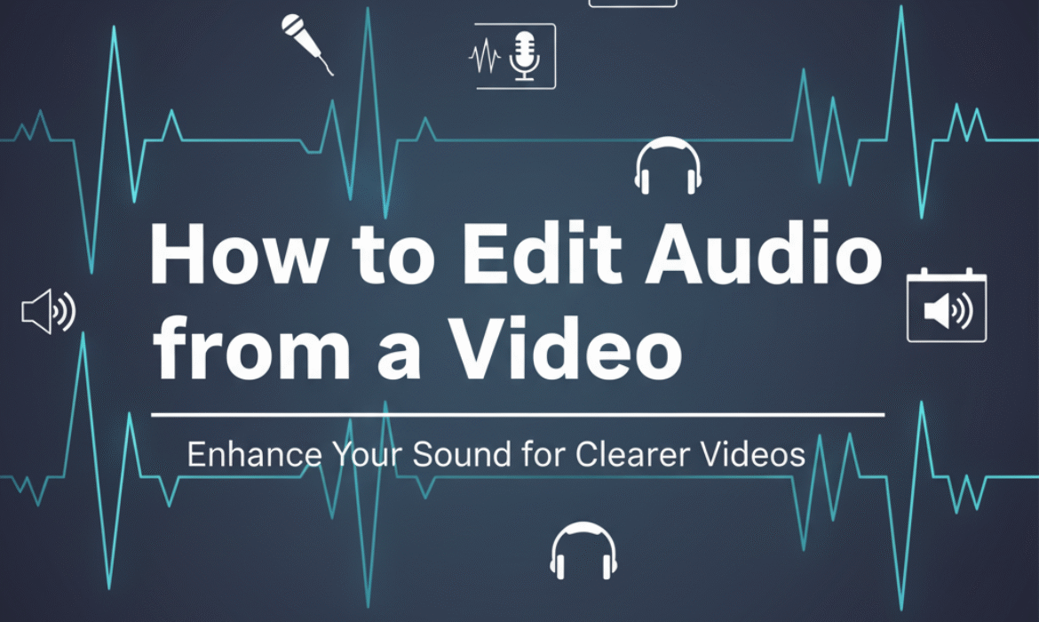 edit audio from a video without losing the quality