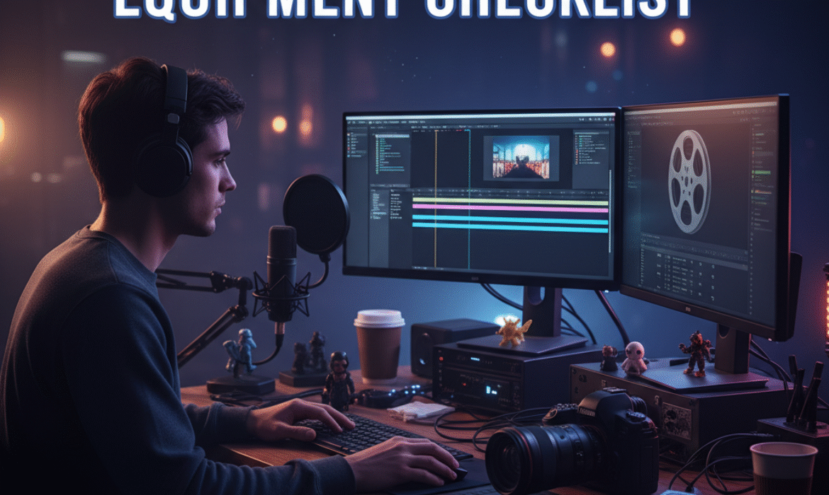Video Editing Equipment Checklist for YouTubers & Filmmakers